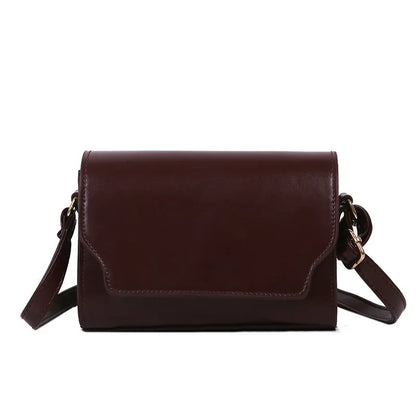 Women Mini Leather Messenger Bag