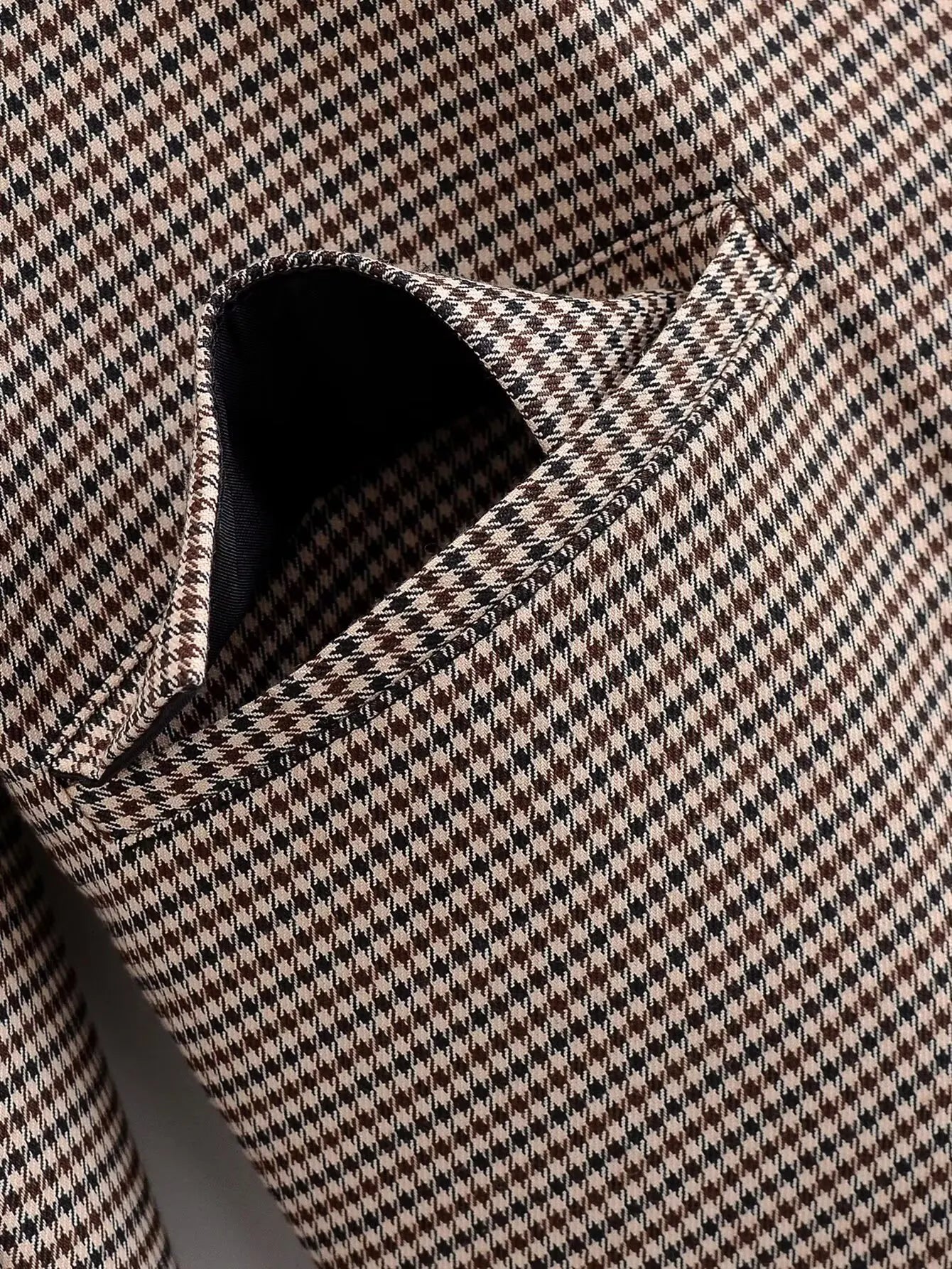 Double Breasted Plaid Jackets