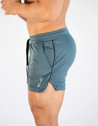 Hit Hard Casual Mens Breathable Gym Training Shorts