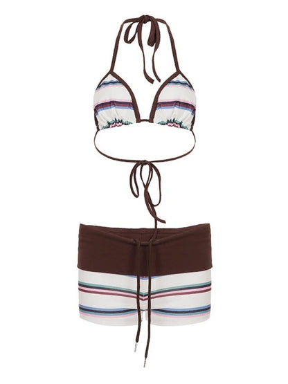 Coastal Stripe Bikini Set