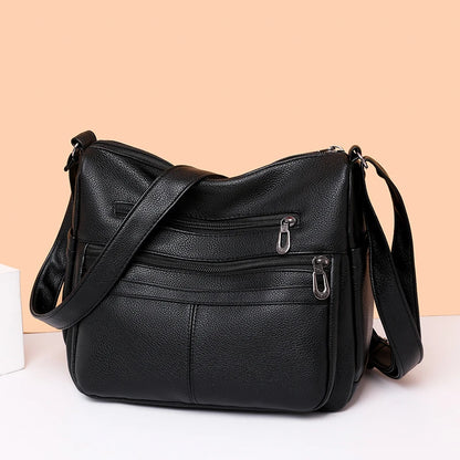 Rectangle Womens Soft Leather Handbags