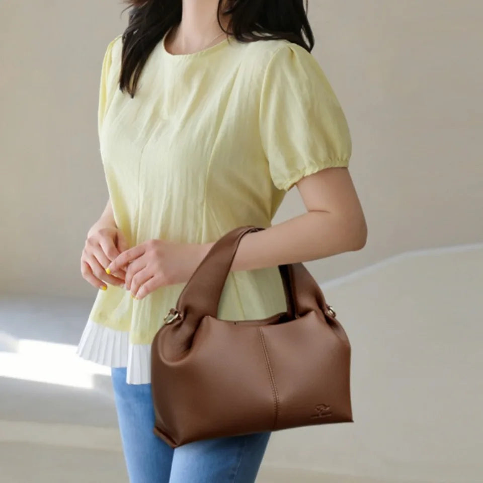 Designer Luxury Genuine Leather Womens Shoulder Tote Bag