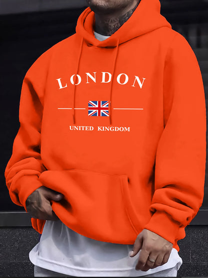 London Letter Flag Printed Crop Top