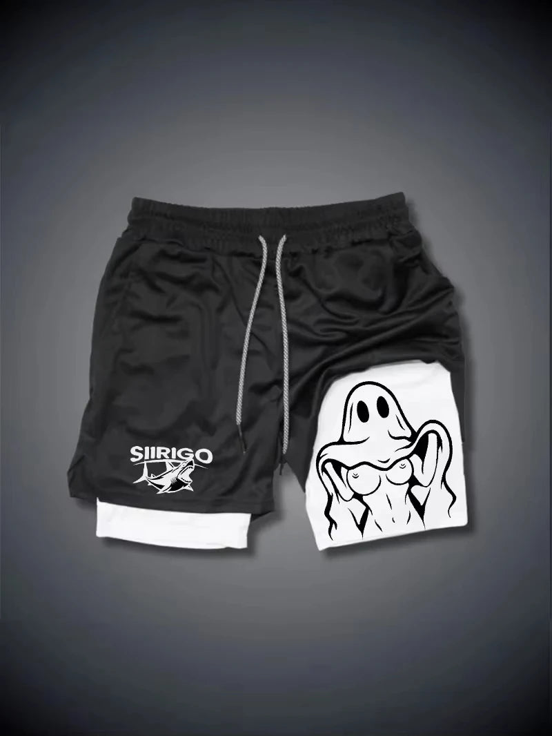 Breathable Plus Size Fitness Shorts
