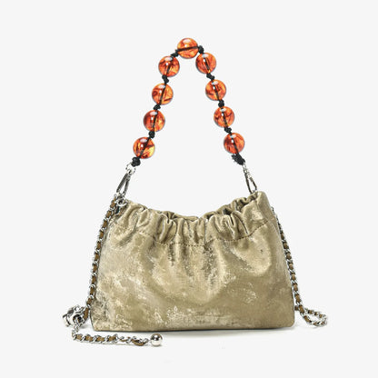 Heritage Collection: Vintage Multi-Pocket Leather Shoulder Bag