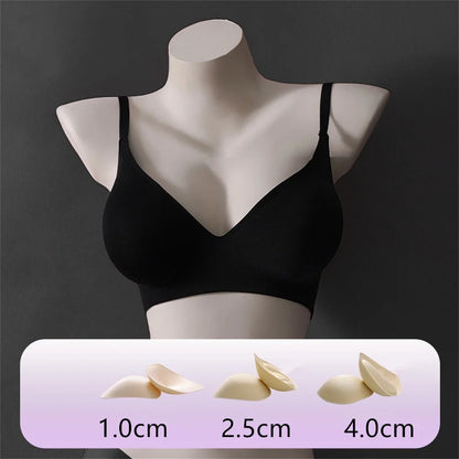 Externally Supported Push-Up Bra – Breathable Wire-Free Lift