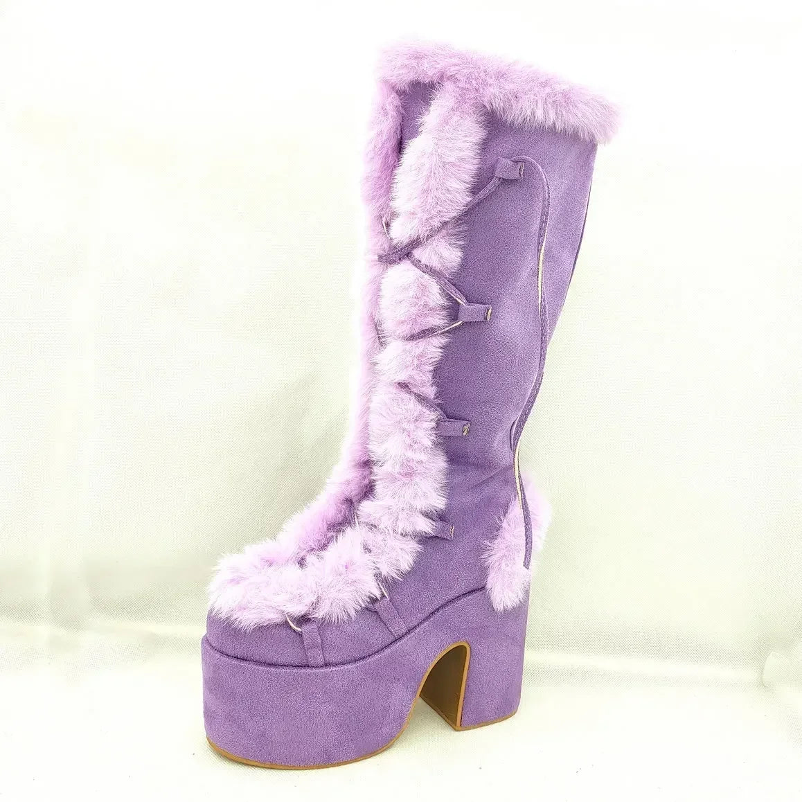 New Winter Style Warm Platform Heel Women Boots