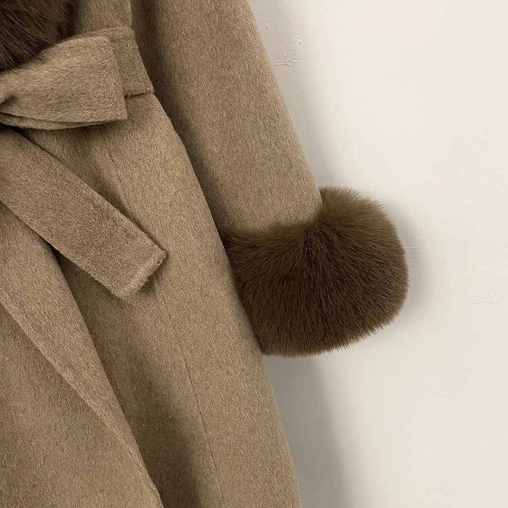 Women New Faux Fur Warm Sweaters