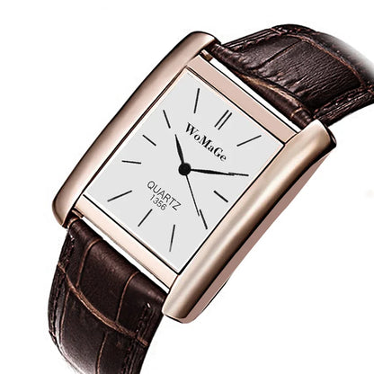 Classic Square Dial Ceramic Band Men Black Watches