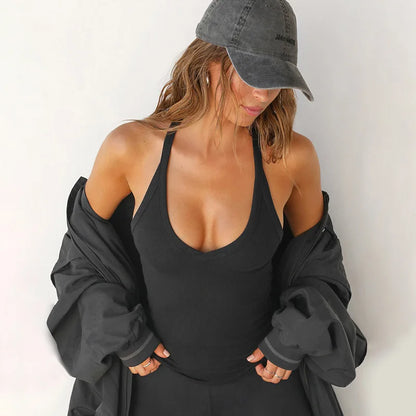 Timeless Foundation: U-Neck Slim-Fit Knit Tank