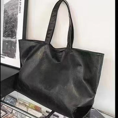 Large Capacity Leather Lightweight Shopper Tote Bags