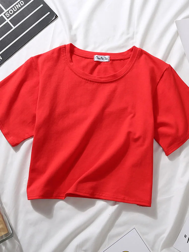 Casual Sport Sleeveless T Shirt For Women 2025 Summer Loose Fit Cropped Fitness Top Polyester Crew Neck With Decoration