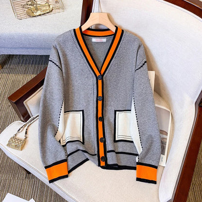 Street Style Edit - The Contrast Trim Cardigan Outfit Idea