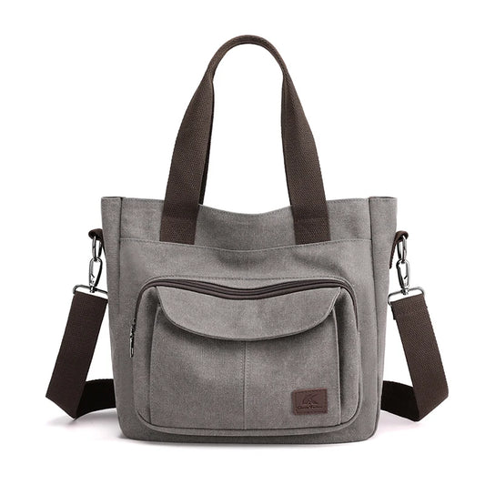 2024 High End Womens Canvas Shoulder Tote Bag