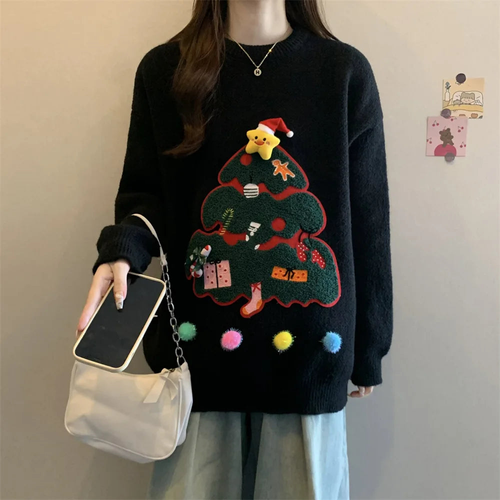Christmas Themed Casual Sweater For Women