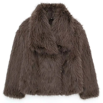 2025 Winter Sweater For Women Fox Fur Cuff Cardigan 100 Wool High Collar Pullover Soft Warm Fashion