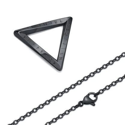 Norse Viking Geometric Style Stainless Steel Men Necklaces