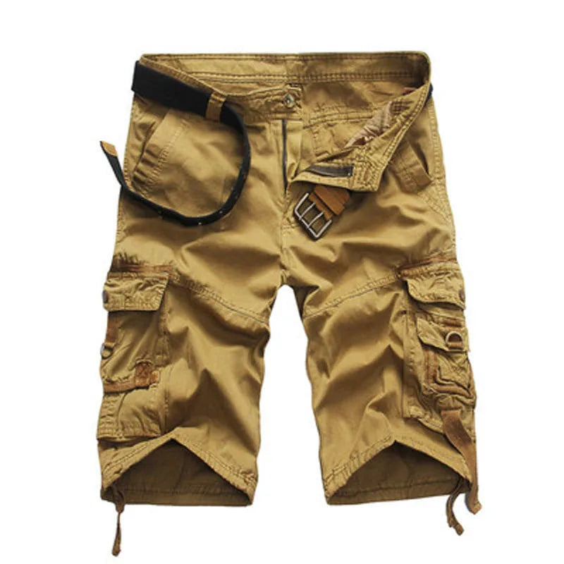Mens Military Type Cotton Cargo Shorts