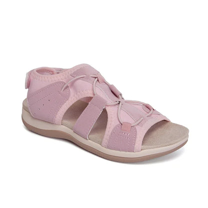 Santorini Exploring Vibes - Comfortable Black Sporty Summer Sandals