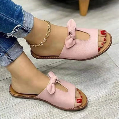 Summer Women Shoes Sandals Open Toe Anti Slip Pu Leather Casual Female Platform Shoes Plus Size 35 43 Women Slippers