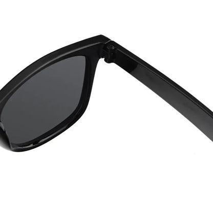 Timeless Cool: Classic Black Square Wayfarer Sunglasses