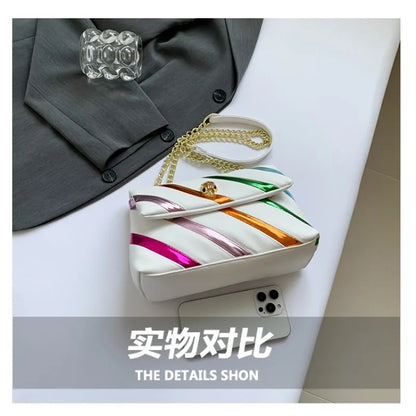 Genuine Leather Luxury Shiny Designer Messenger Bags