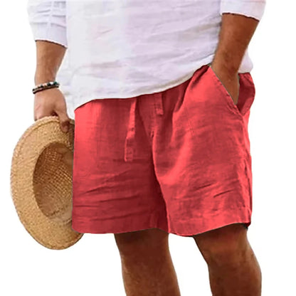 Mens Above Knee Cotton Jean Shorts