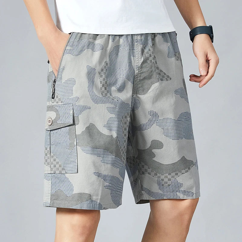 5xl Plus Size Under Knee Outdoor Mens Cargo Shorts