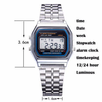 Bold Silicon Mens Digital Watch
