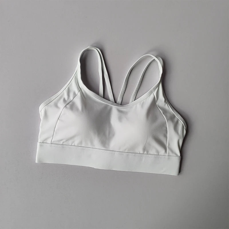 High Impact Push Up Sports Bra For Women Full Support Racerback Lightly Lined Underwire Shockproof Design