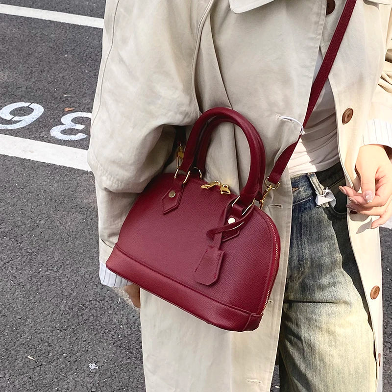 Cute Sequin Shell Shoulder Bag For Women Small Crossbody Phone Money Pouch