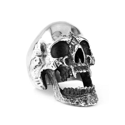 Bright Heavy Skull Stainless Steel Creative Ring