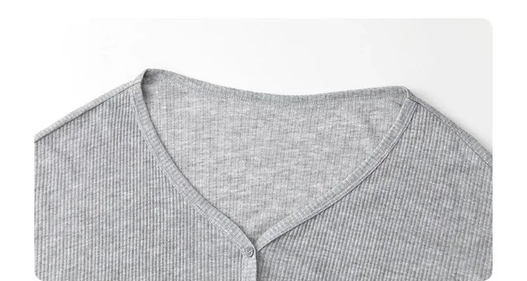 Lightweight V-Neck Knit Cardigan for Women – 2025 Spring & Summer