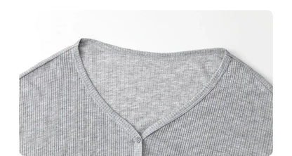 Lightweight V-Neck Knit Cardigan for Women – 2025 Spring & Summer