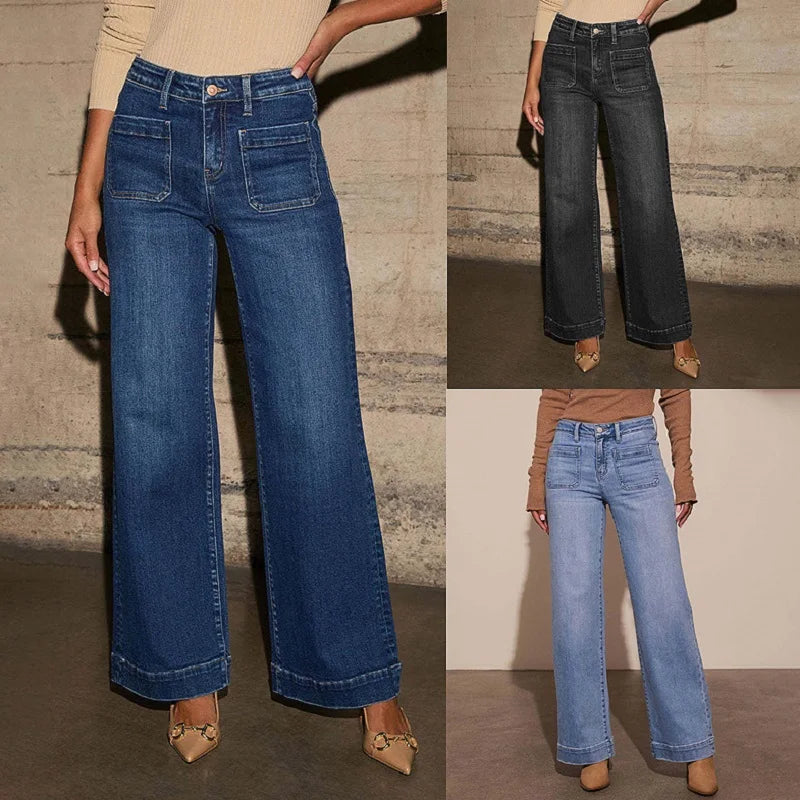 New High Waist Denim Jeans