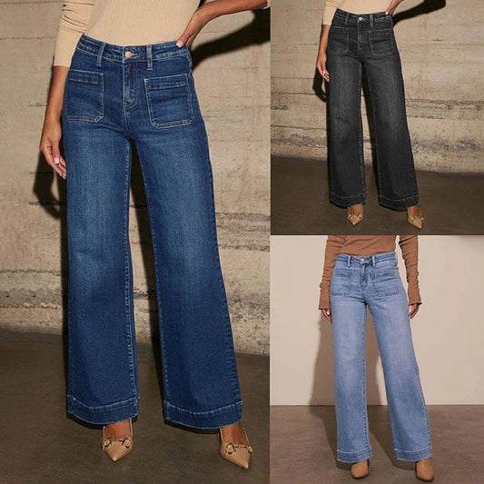 New High Waist Denim Jeans