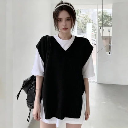 Autumn Fashion Korean Plus Size Vests