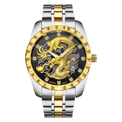 Stainless Steel 3d Knight Figure Dial Mens Watches