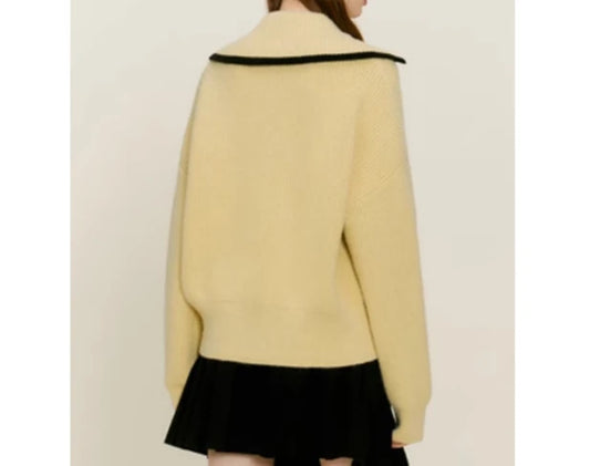 2025 New Spring Autumn Double Zip Sweater Jacket Women S Thickened Korean Style Knitted Cardigan Suitable For Winter