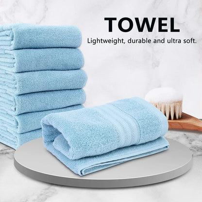 6PC Soft Absorbent Thick Cotton Hand Towels