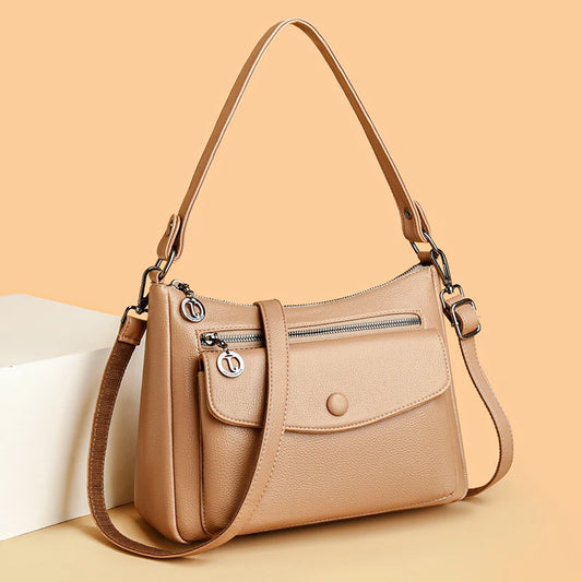 Womens Retro Leather Tote Bags