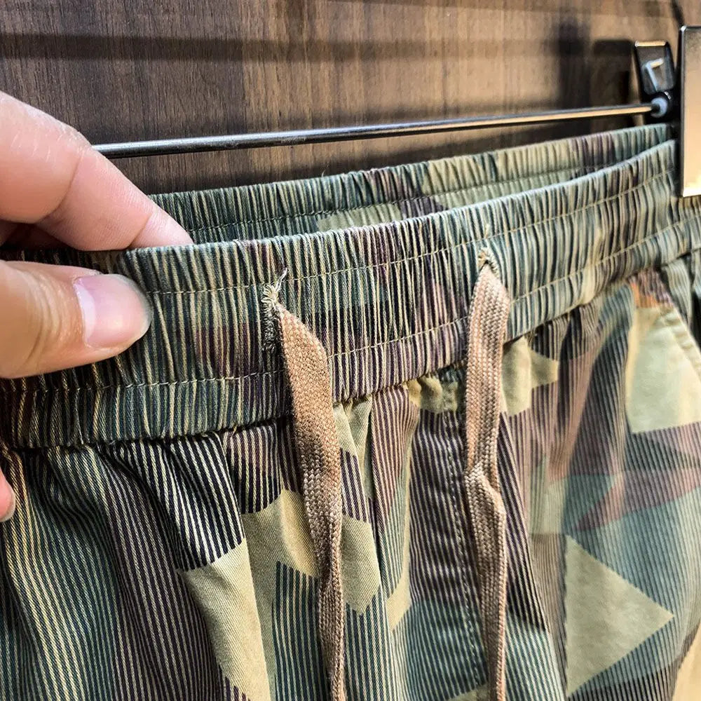 Mens Plus Size Camouflage Cargo Shorts