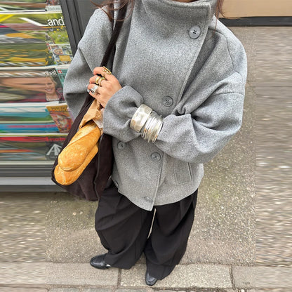 Double Pocket Neckless Jackets