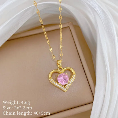 Heart Shaped All Pearl Necklace