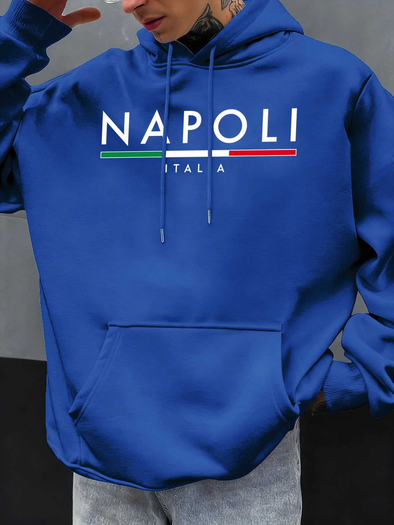 Native Land Letter Printed Cool Cotton Hoodies