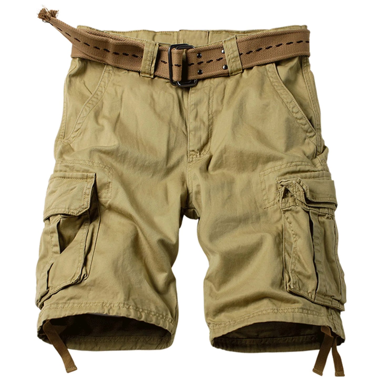 Camouflage Pattern Casual Cotton Mens Cargo Shorts