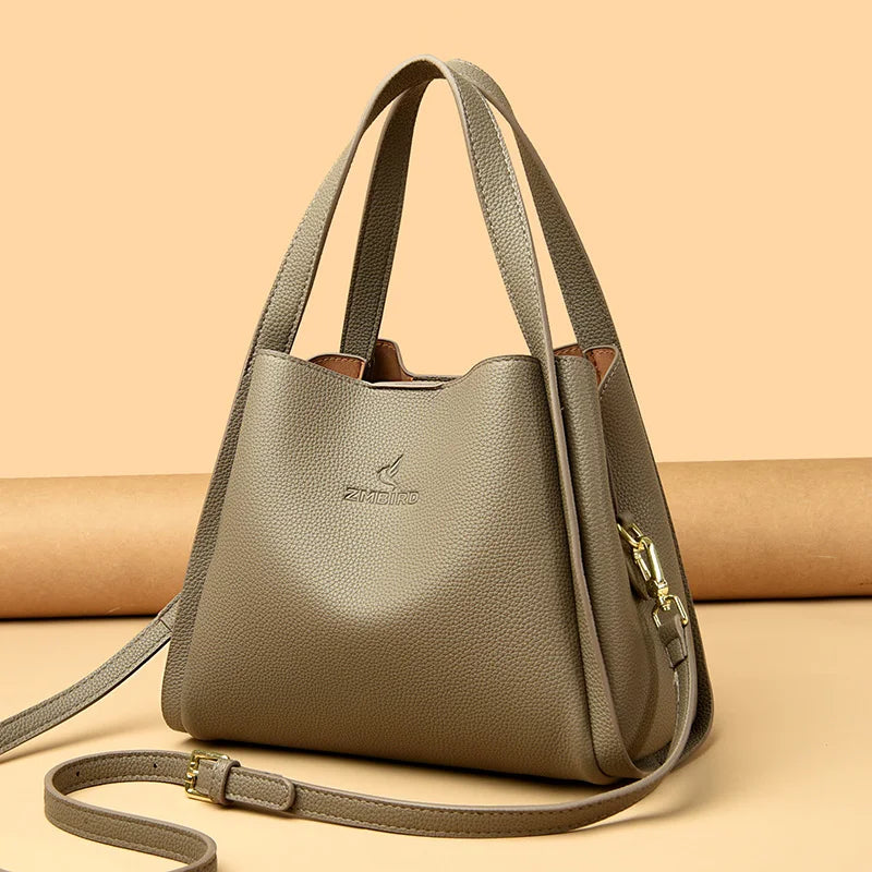 Touch Internal Soft Leather Handbags