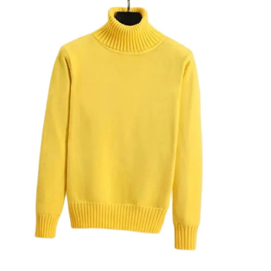Womens Turtleneck Slim Soft Knit Sweater
