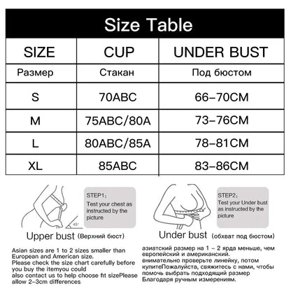 New Seamless Strapless Bras For Women Soft Wire Free Push Up Bralette Sexy Lingerie Intimates