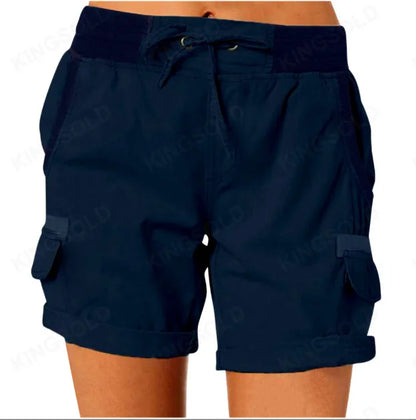 Effortless Summer Days: Casual Linen Cargo Shorts Outfit
